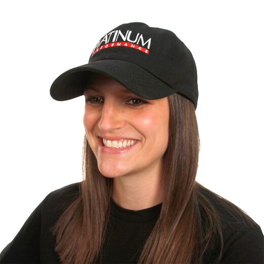 Black Unstructured Hat