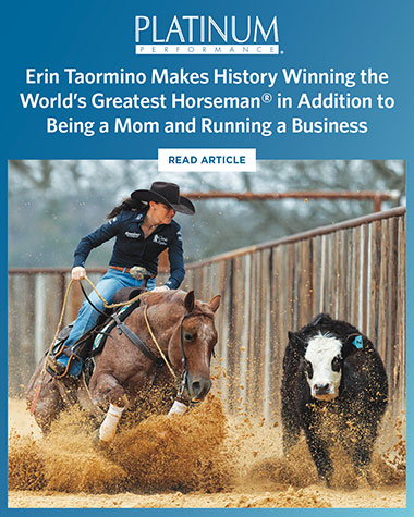 Erin Taormino: NRCHA’S World’s Greatest Horseman®