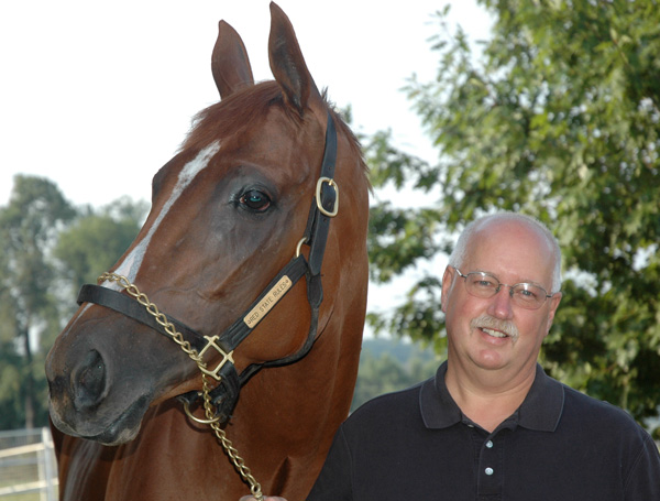 dr larry bramlage with horse