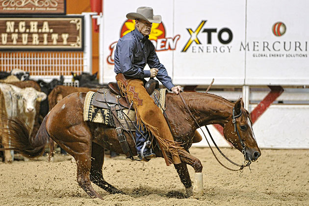 Lyle Lovett riding horse